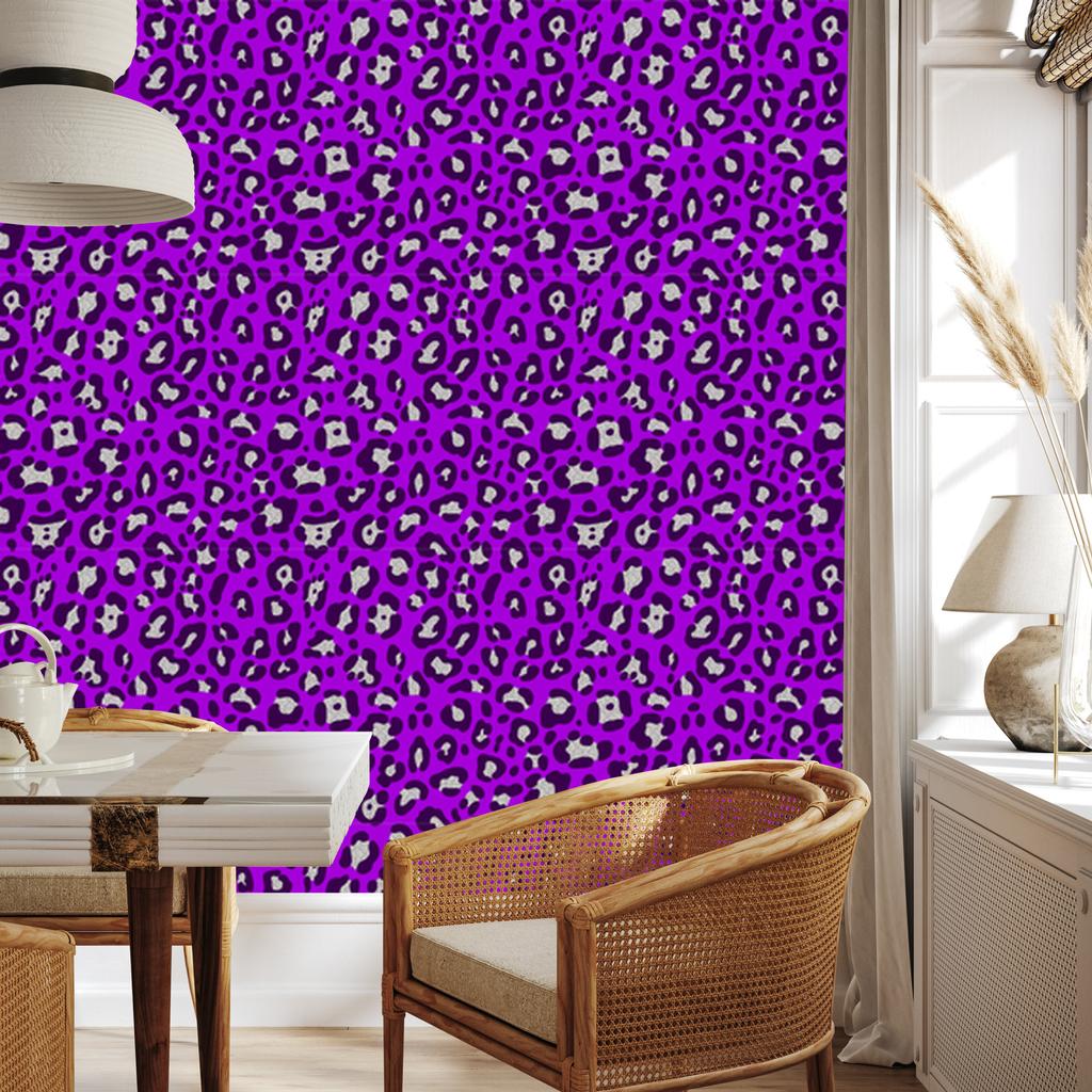 Purple animal skin wallpaper, purple background, purple center, 50x1000