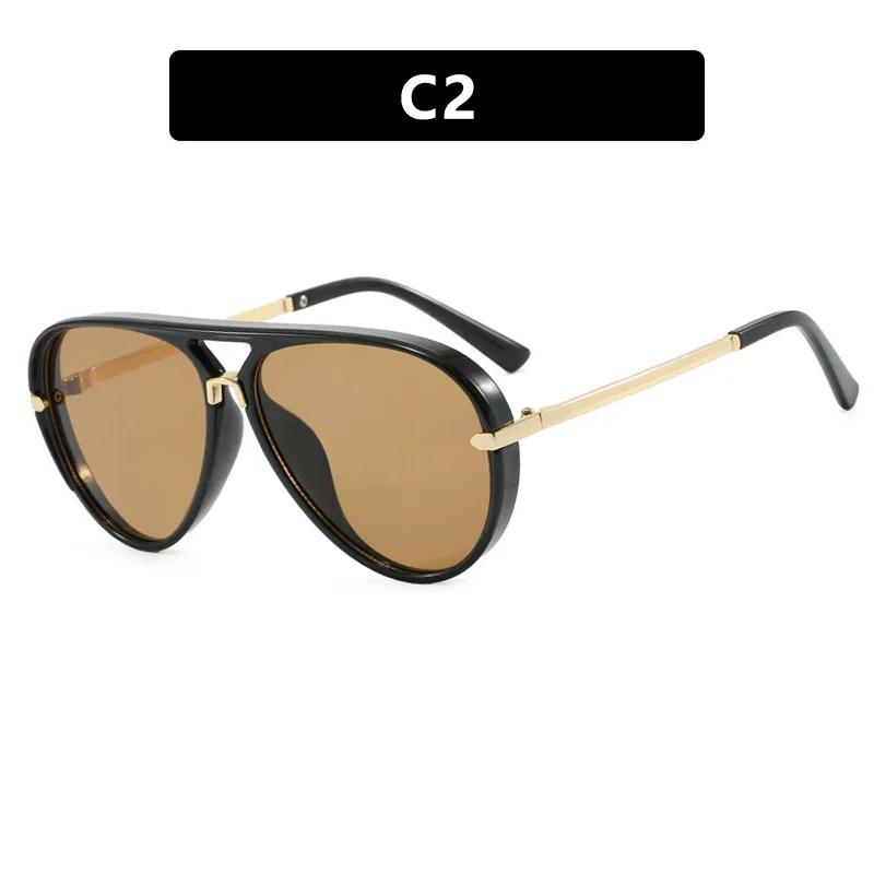 New Fashionable Toad Shaped Women'S Sunglasses Outdoor Neutral Travel Street Photography Large Frame Uv400 Sunscreen Glasses