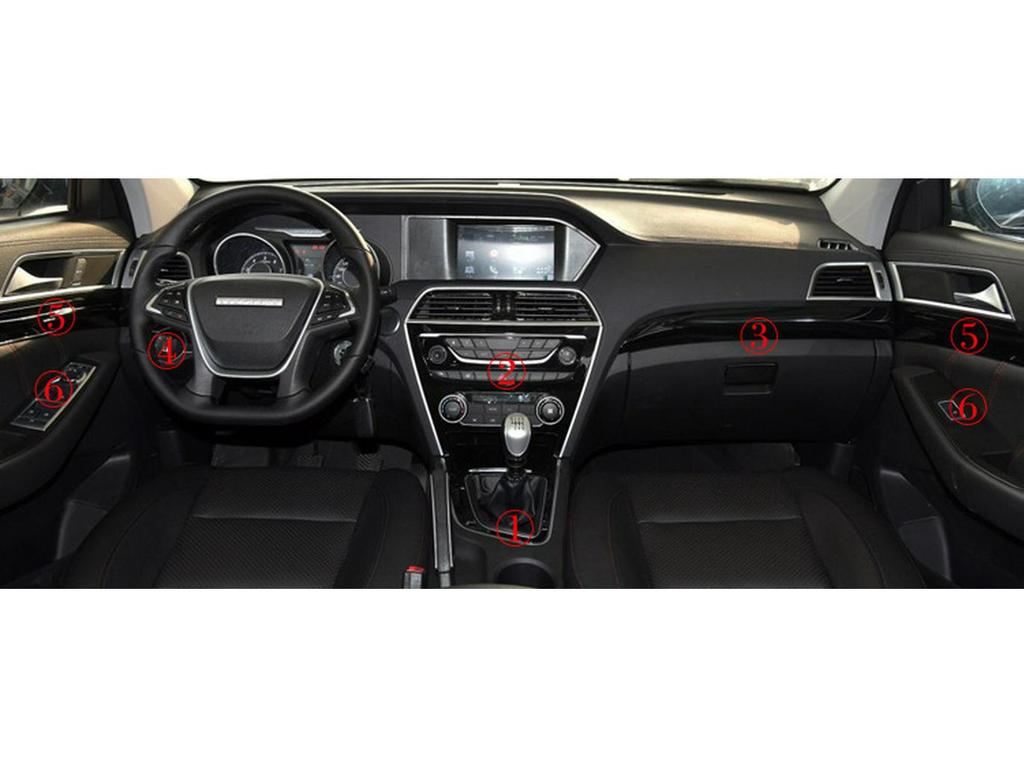 Carbon Fiber Gear Shift Console Trim Sticker for Cheetah CS10