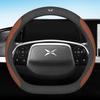 Кожаный чехол на руль автомобиля для Xpeng G6 2024, дышащий, нескользящий, автостайлинг, аксессуары для интерьера автомобиля