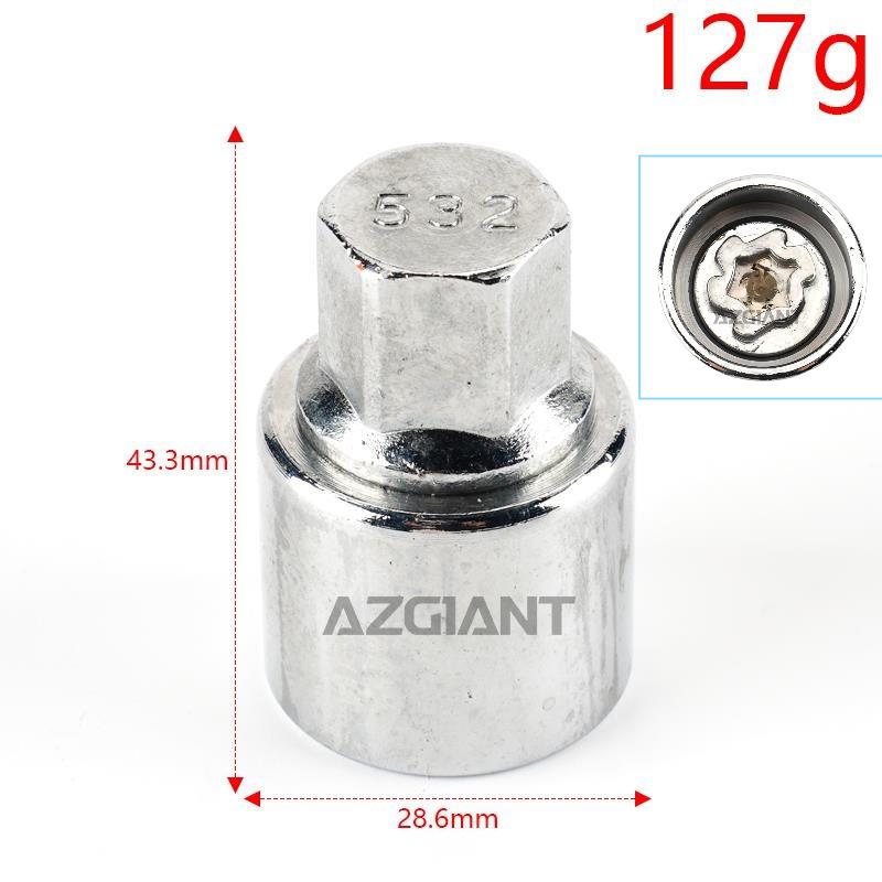 1 шт. Инструмент для снятия противоугонных винтов автомобильных шин, гильза-ключ для Volkswagen Beetle Polo Golf Jetta Passat CC Tiguan, Инструменты для ремонта