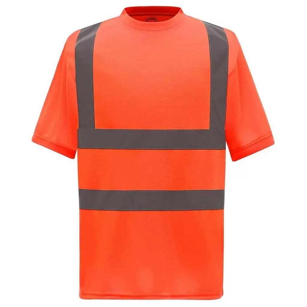 Yoko Unisex Adult Band & Brace High-Vis Safety T-Shirt