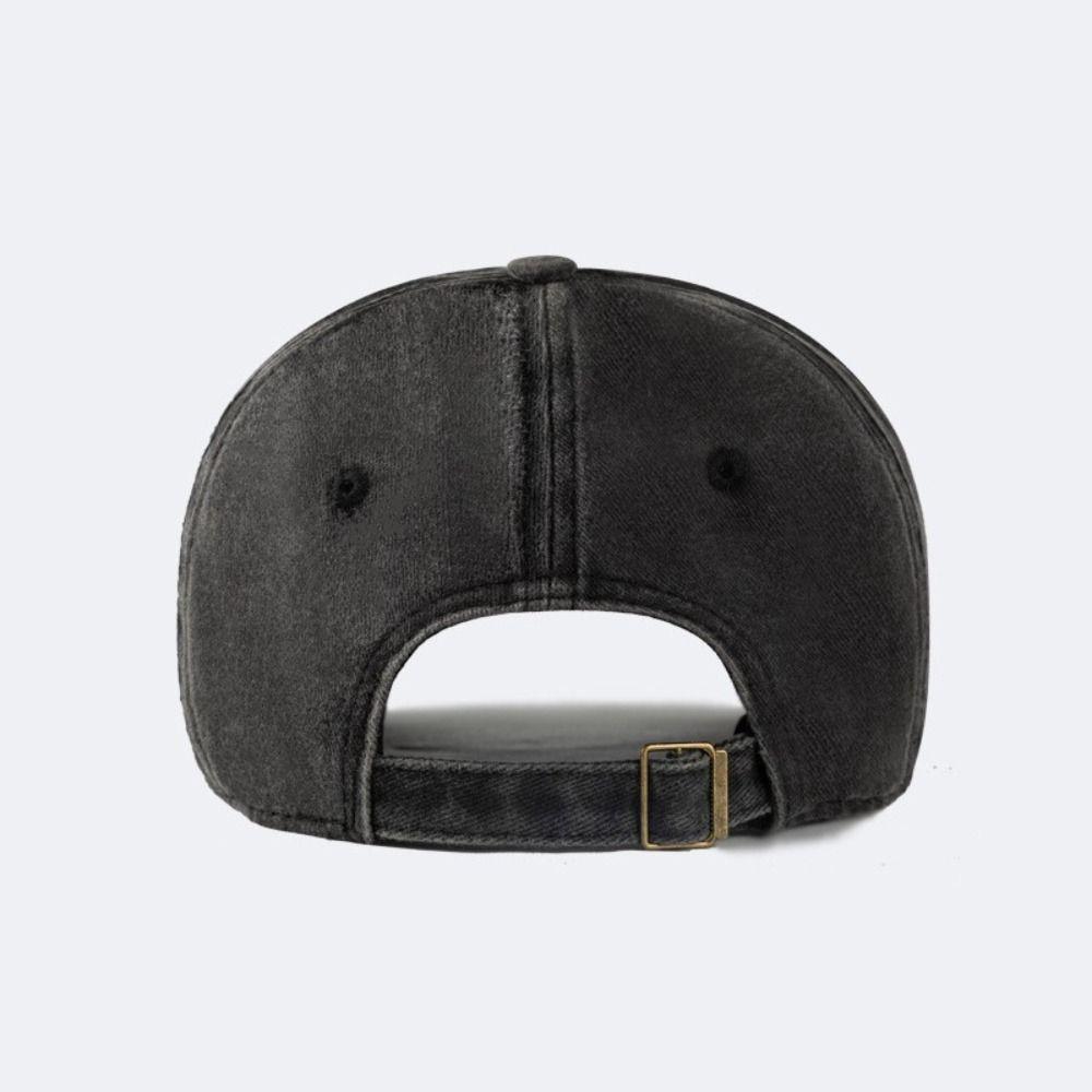 Sweet Cartoon Baseball Hat Peaked Cap Cotton Baseball Cap Simple Cat Print Baseball Cap Outdoor