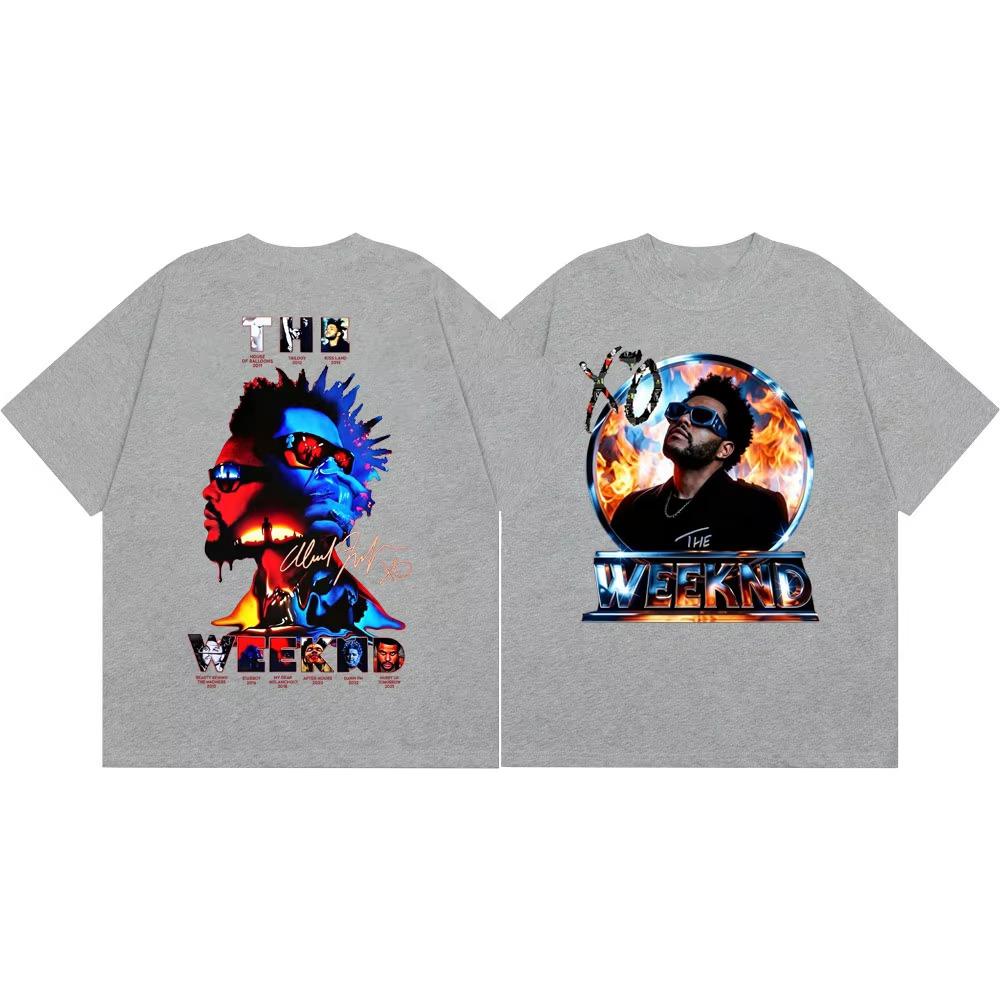 The Weeknd After Hours Til Dawn Tour Graphic T Shirts Fashion Yk Oversized Tshirts Unisex Women Summer Casual Cotton Tshirt