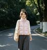 Gentle and sweet, wear sleeveless cotton clothes on both sides, vest for women in winter, new stacked wool cardigan vest