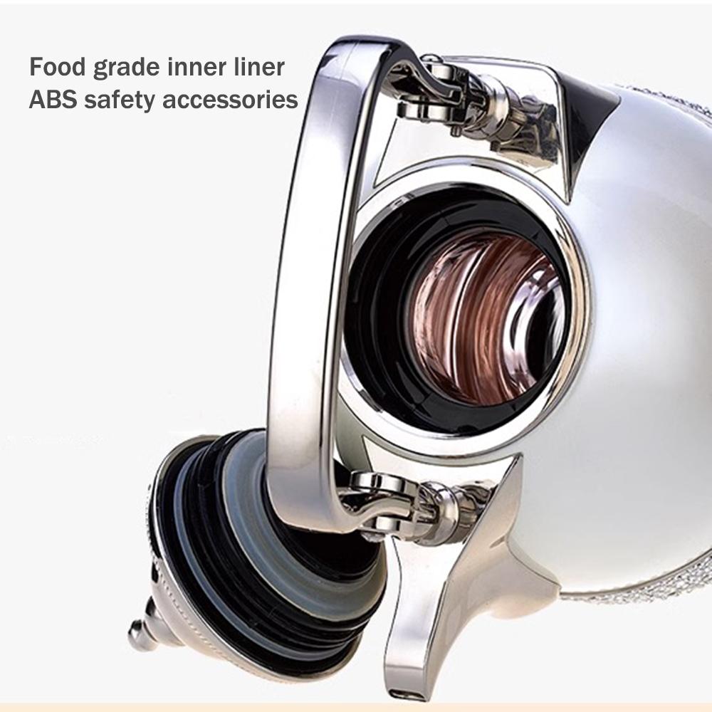 Термос в восточном стиле, Модный кофейник со стеклянной колбой, Офисный бытовой термос для горячей воды, Термокувшин, 1 л