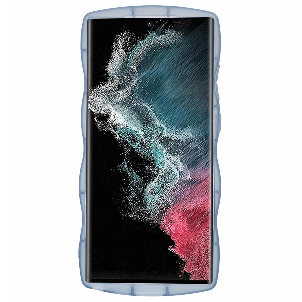 JTW Series for Samsung Galaxy S23 Ultra Case Wavy Edge Epoxy TPU Phone Case