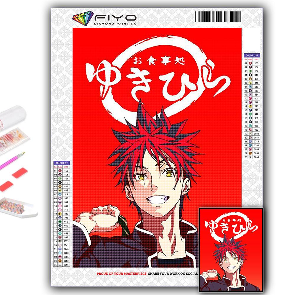 5D DIY Алмазная картина вышивка крестом аниме Shokugeki no Soma Алмазная вышивка мозаика настенное искусство украшение дома