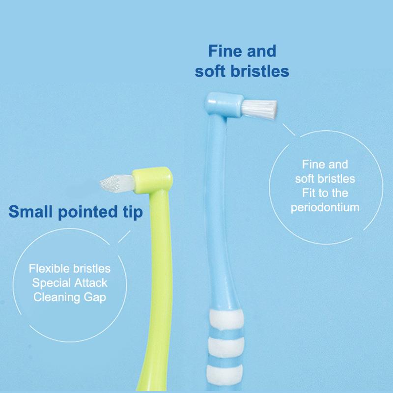 1 шт., зубная щетка с пучками, щетка с конечным пучком, щетка для чистки межзубных промежутков, мягкая зубная щетка с одним пучком, уход за межзубными промежутками