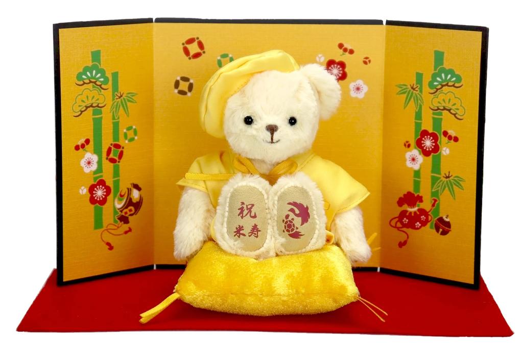 Yoneju Bear 4S 12cm Size Folding Normal [Petilou] (Golden Screen)