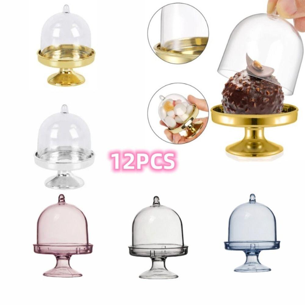 12 шт. держатель для десерта в форме чашки, мини-коробка для конфет, украшение для кекса, подставка для свадьбы