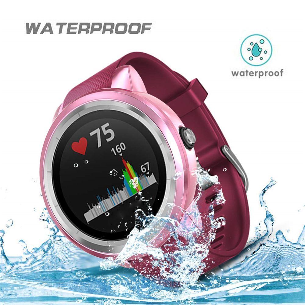 Smart Slim Electroplated Protective Cover TPU Watch Case Silicone Shell Frame Bumper