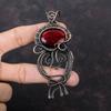 Red Fire Labradorite Pendant Copper Wire Wrapped Pendant Gemstone Pendant Copper Jewelry Handmade Pendant Wire Wrap Jewelry Gift For Mother