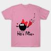 Футболка женская Hes Mine Harajuku Print Kawaii футболка летняя с коротким рукавом женская футболка топ футболка
