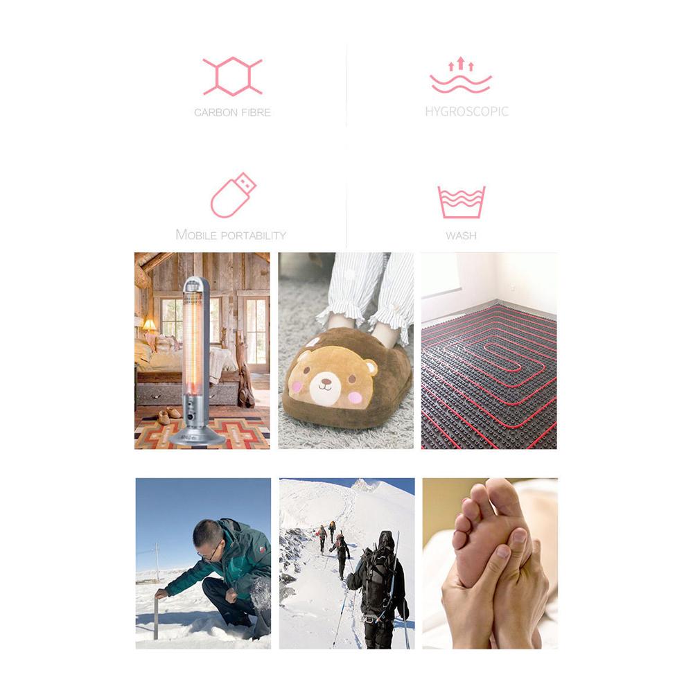 Носки с электрическим подогревом для мужчин и женщин, перезаряжаемые носки с подогревом через приложение, питание от батареи, зима