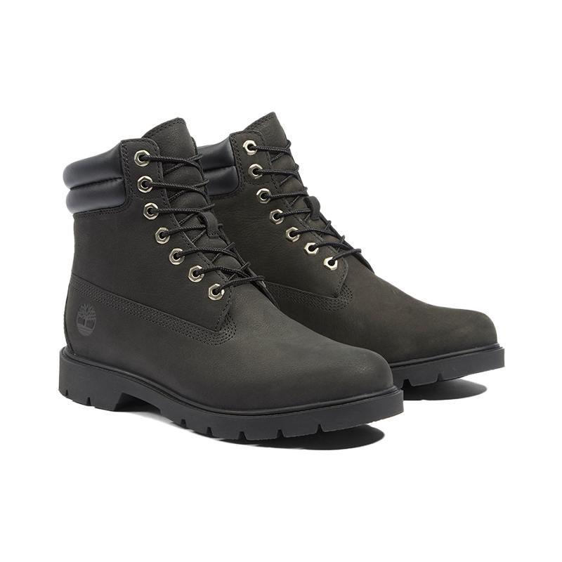 Timberland Премиальная 6-дюймовая ботинка с двойным воротником 'Черный' A27X6