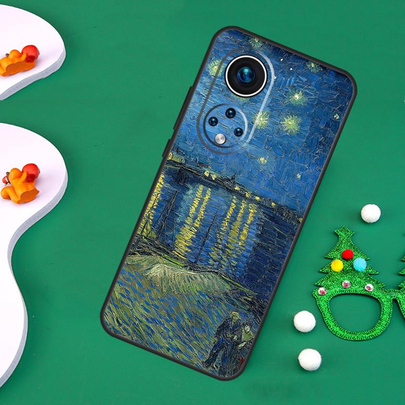 Oil Painting Van Gogh Case For Honor 200 Pro X9c X9b X9a X8a X8b X7a X6a X8 X9 50 70 90 Magic 5 6 7 Lite Cover