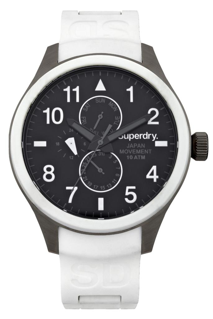 Zegarek SUPERDRY SYG110W. Kwarcowy, Kolor czarny. Mężczyzna.