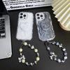 Luxury Silver Gray Love Stand Bracelet Drop Adhesive Phone Case for iPhone 15 14 13 12 11 Pro Max XS XR 7 8Plus All-inclusive Fall Protection Cover