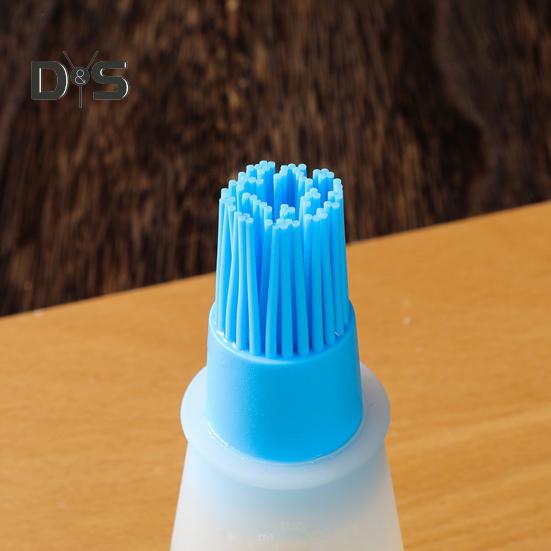 Удобная ручка для гриля, масляная щетка, многоразовая, удобная бутылка для масла для домашнего ресторана с ручной щеткой