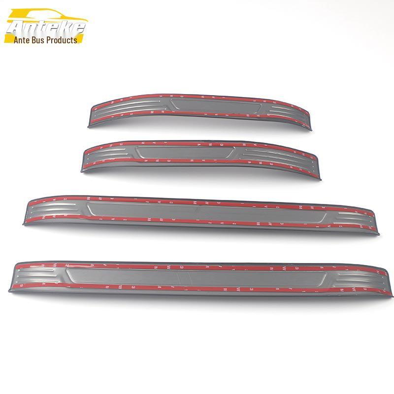 Fits 22 Fenglanda Models: Stainless Steel Door Sill Decorative Frame & Welcome Pedal Sticker