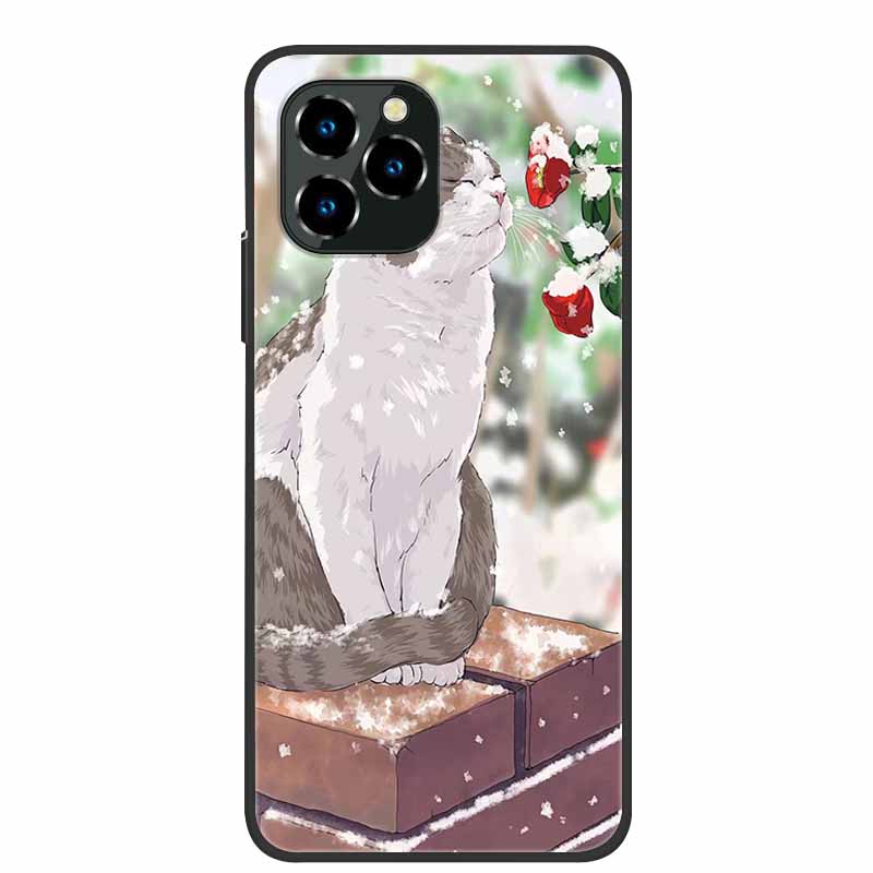 Phone Case For Oukitel C21 Pro Christmas Silicone TPU Soft Cover For Oukitel C21 Pro Coque Protector Bumper OukitelC21 Elk Funda