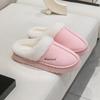Autumn and Winter Warm Cotton Slippers for Women, Suitable for Indoor and Home Use, with Anti Slip and Anti Odor Properties, Warmth Plush Cotton Shoes