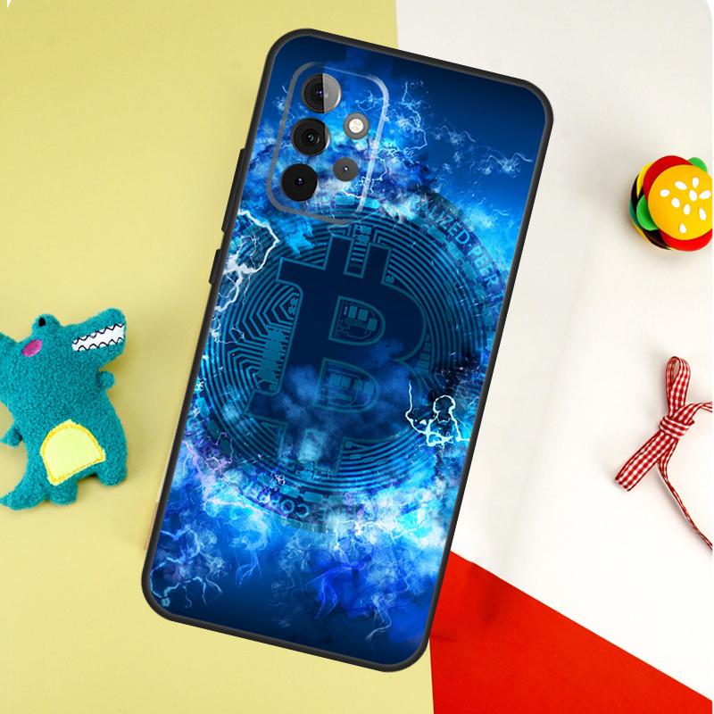 Bitcoin BTC For Samsung Galaxy A53 A33 A13 A54 A34 A14 A55 A35 A15 A05 A06 A16 A22 A32 A52 Phone Case
