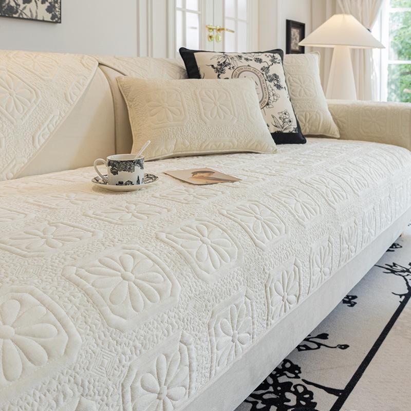 Осенне-зимняя подушка для дивана, высококачественные нескользящие подушки для сиденья, утолщенный флисовый чехол для дивана, ткань