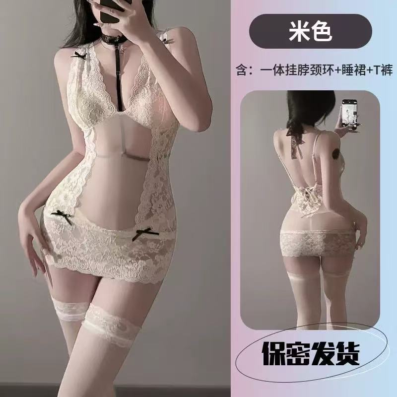 Роскошная сногсшибательная сексуальная одежда сексуальная перспектива искушение юбка на бедрах чистое желание ночной клуб глубокая ночная сорочка пижама qqny женщины