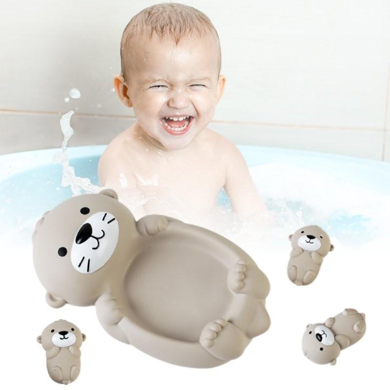Toy Floating Bath Otter Bathtub Doll Children Bathroom Recreation Gifts Kids