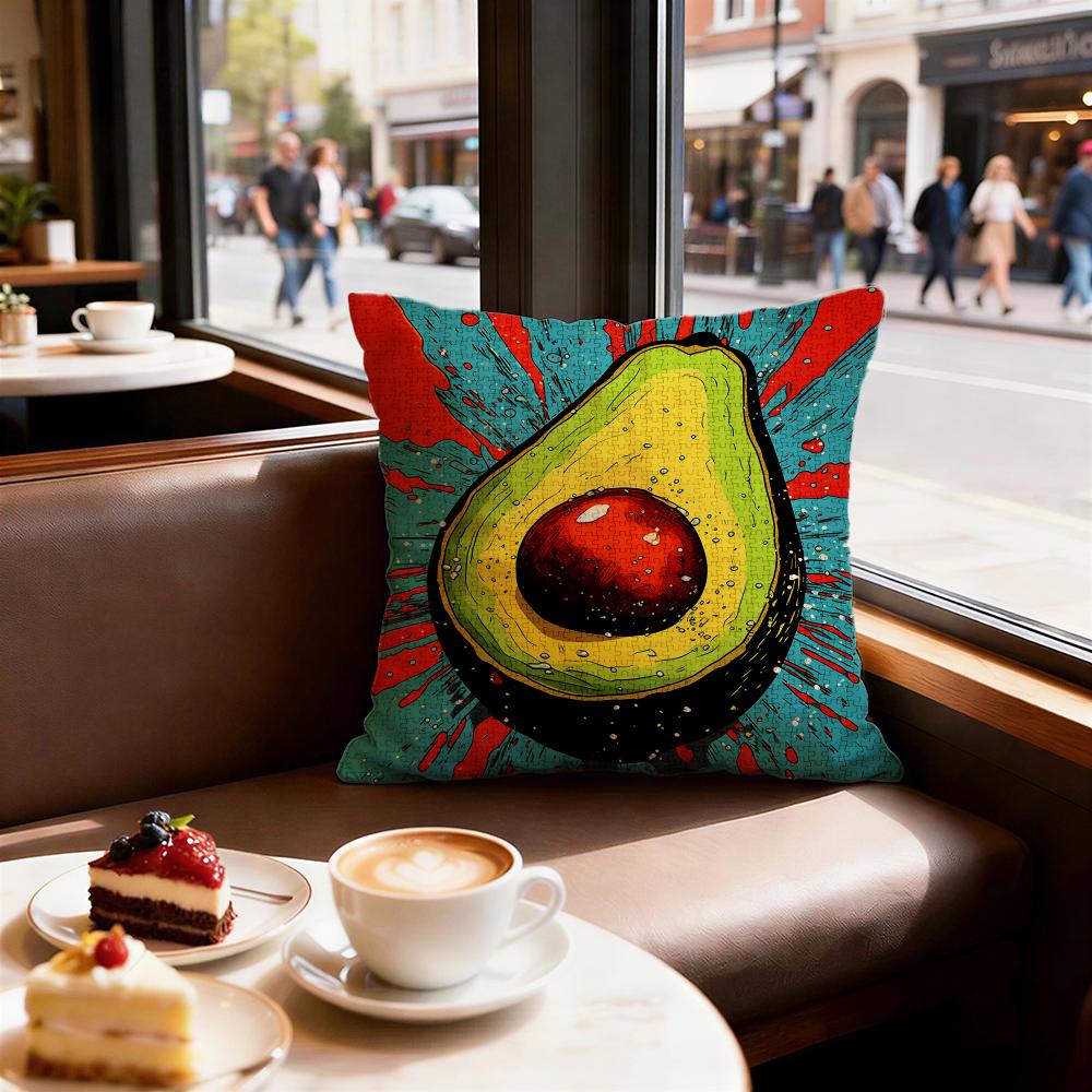 print pattern Avocado print Cushion Cover Decorative Cushion Cushions Covers Cover Sofa x Pillow Piece x x
