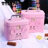 Косметичка Симпатичный размер Коробка для хранения косметики Портативный портативный косметический футляр большой емкости