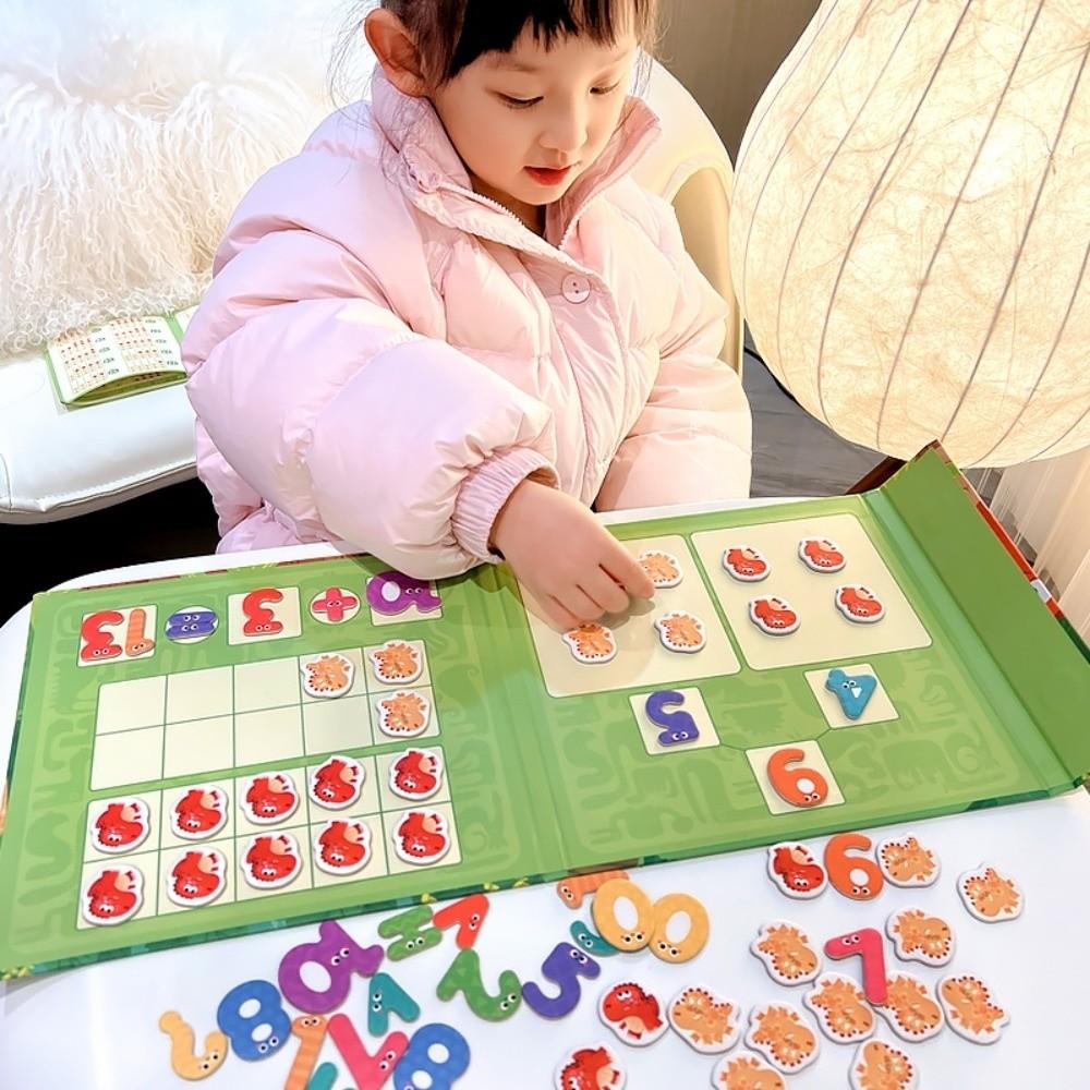 Math Digital Resolving Magnetic Alphabet Letters Book Early Education Aids  Early Childhood