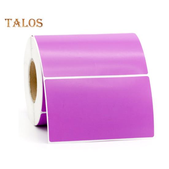 Прямые термоэтикетки Самоклеящаяся термопринтерная этикеточная лента Многоцелевые прочные на разрыв этикетки Наклейки для самостоятельной печати Логотип QR-код Имя Тег