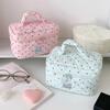 Cloth Y2k Dots Toiletry Bag Large Capacity Makeup Pouch Cosmetic Storage Bag  Women