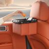 Leather Foldable Car Trash Bin Waterproof Car Backseat Storage Box Vehicle Trash Can  Car Supplies