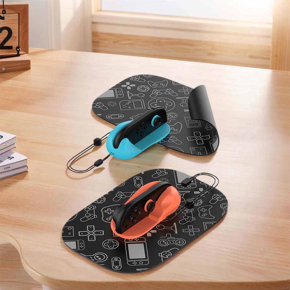 Кронштейн для мыши левого и правого контроллера с ковриком для мыши, подставка для мыши игрового контроллера, эргономичная рукоятка для мыши для Switch 2 Аксессуары