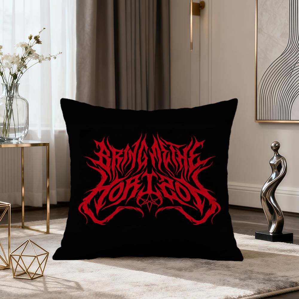 band Bring Me the hHorizon cushion cover soft Comfort Pillowcase for Sofa nap Living Room party Home pet Decor Pillowcover