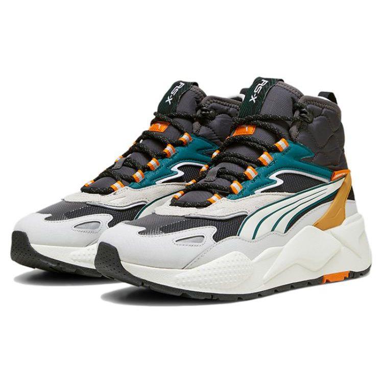 Puma Rs-X Hi Унисекс Темный Уголь Ледниковый Серый Высокие Кроссовки Lifestyle 392718-02