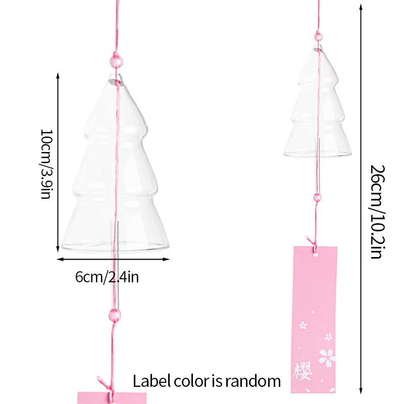 Japanese Style Glass Wind Chimes Outdoor Decorative Wind Bell Window Hanging Pendants Yard Garden Decoration Wind Chime