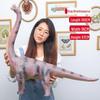 Soft Plastic Giant Dinosaur Model - Cotton-Filled Tyrannosaurus Rex/Triceratops Gift