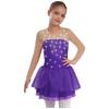 Girls Figure Skating Performance Costume Sparkly Rhinestones Lyrical Dance Dress