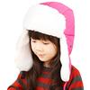 Winter Pilot Hat with Ear Warm and Windproof for Boys and Rose for Winter Sports and Outdoor Activities Kids' Flaps, Girls, Red,
