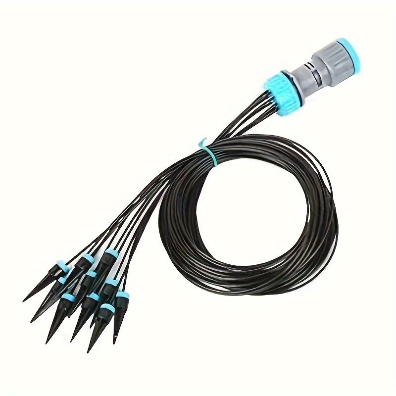 1 комплект автоматического поливочного устройства для сада, система полива сада, с 10 капельницами, устройством для проникновения капель