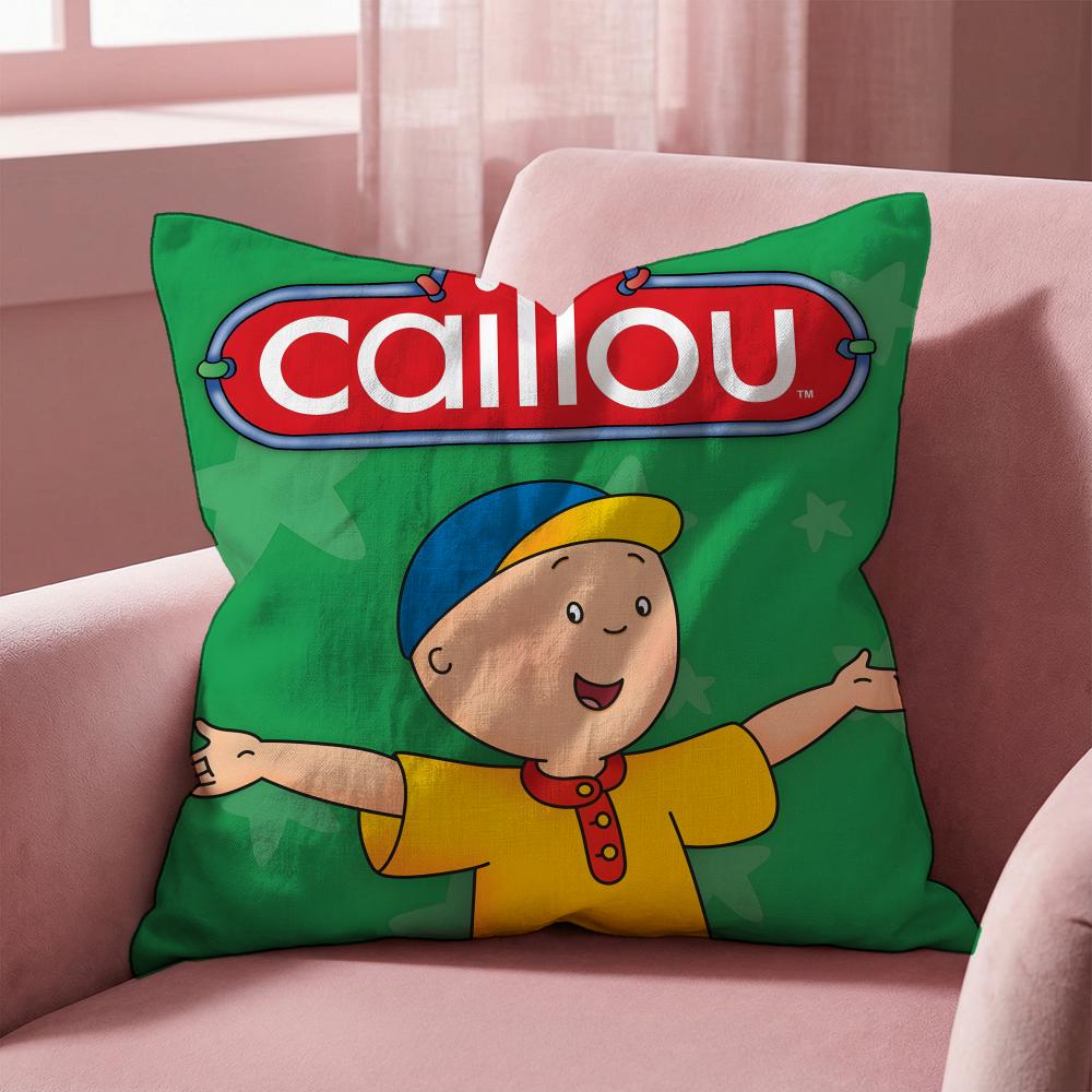 Caillou Cushion Cover MultiScene Pillow Cover for Home  Car  Reversible Soft  Durable for Daily Use