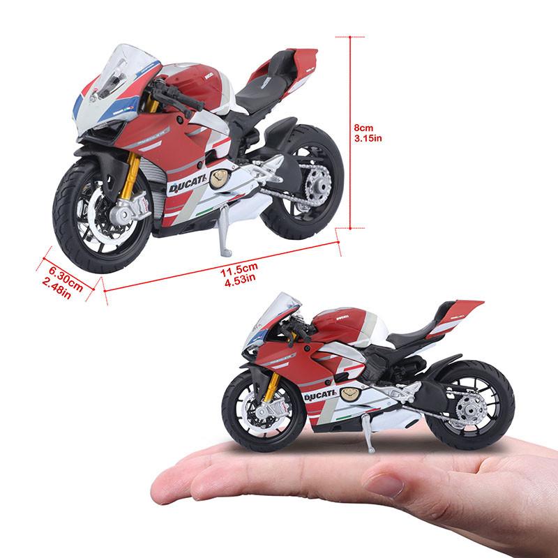 Maisto Ducati Super Naked V4 S 1:Модель мотоцикла из сплава, литая, масштаб 1:18, коллекционная, подарочная игрушка