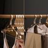 Home Hangers Hanging Clothes Space Aluminum Alloy Non-Slip Non-Trace Clothes Hanging Clothes Rack