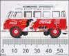 Oxford 1962 Volkswagen Bus T1 Coca-Cola Фургон для доставки с доской для серфинга Металлическая модель автомобиля, 1/76