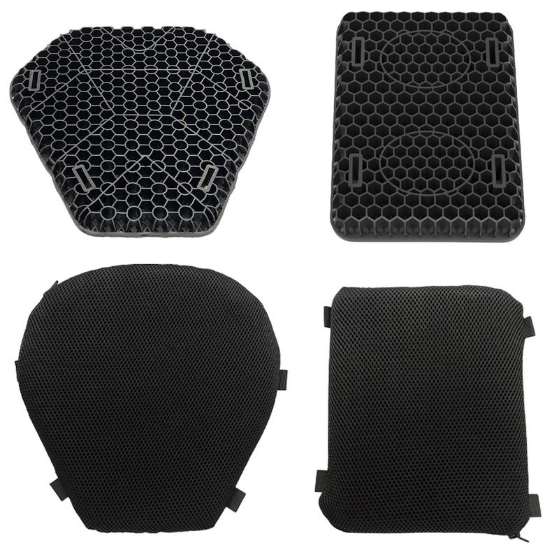 Мотоциклетная дышащая структура подушки сиденья мотоцикла 3D сотовая амортизирующая подушка Мотоциклетные товары